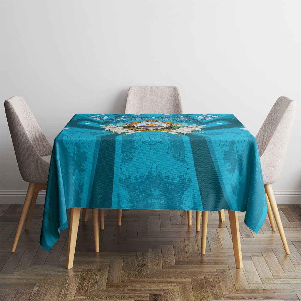 Honduras Independence Day Tablecloth Coat Of Arms Special Style - Wonder Print Shop