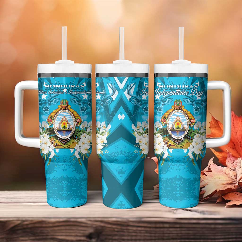 Honduras Independence Day Tumbler With Handle Coat Of Arms Special Style - Wonder Print Shop