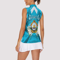 Honduras Independence Day Women Sleeveless Polo Shirt Coat Of Arms Special Style - Wonder Print Shop
