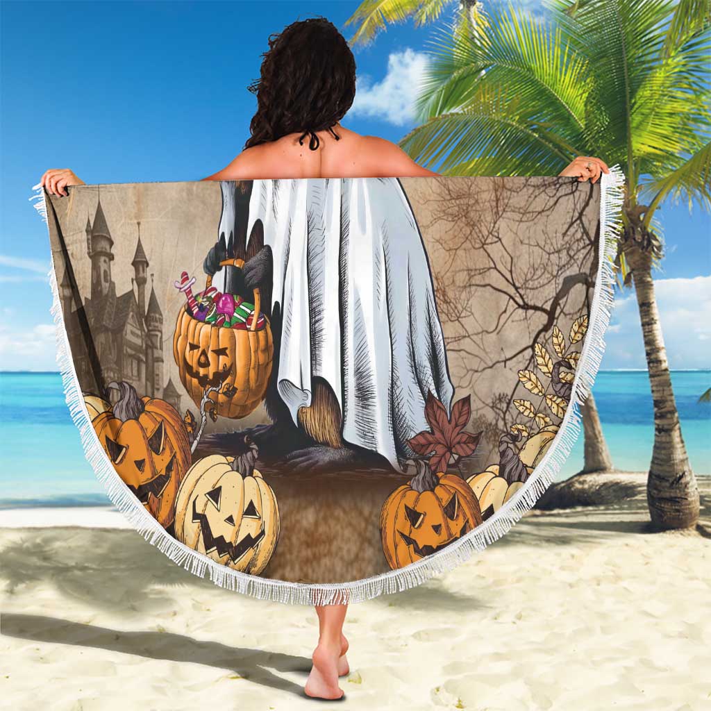 Halloween Capy Boo Ra Beach Blanket Spooky Bara Season LT05 - Wonder Print Shop