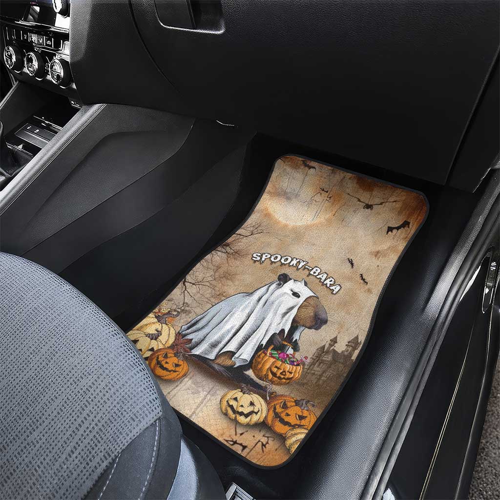 Halloween Capy Boo Ra Car Mats Spooky Bara Season LT05 - Wonder Print Shop