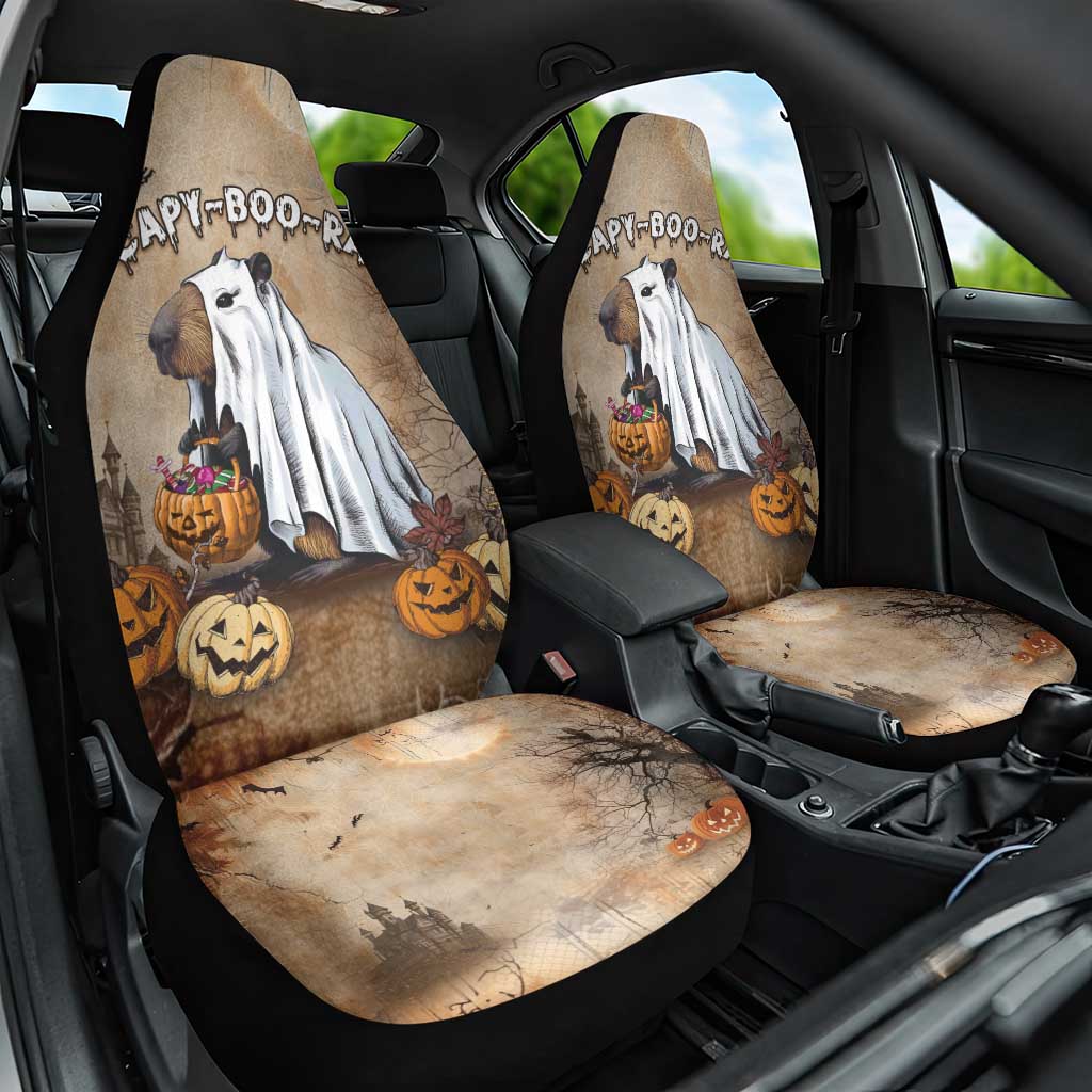 Halloween Capy Boo Ra Car Seat Cover Spooky Bara Season LT05 - Wonder Print Shop