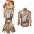 Halloween Capy Boo Ra Couples Matching Mermaid Dress and Long Sleeve Button Shirt Spooky Bara Season