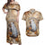 Halloween Capy Boo Ra Couples Matching Off Shoulder Maxi Dress and Hawaiian Shirt Spooky Bara Season LT05 - Wonder Print Shop