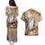 Halloween Capy Boo Ra Couples Matching Puletasi and Hawaiian Shirt Spooky Bara Season LT05 - Wonder Print Shop