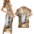 Halloween Capy Boo Ra Couples Matching Short Sleeve Bodycon Dress and Hawaiian Shirt Spooky Bara Season LT05 - Wonder Print Shop