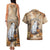 Halloween Capy Boo Ra Couples Matching Tank Maxi Dress and Hawaiian Shirt Spooky Bara Season LT05 - Wonder Print Shop