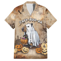 Halloween Capy Boo Ra Family Matching Short Sleeve Bodycon Dress and Hawaiian Shirt Spooky Bara Season LT05 - Wonder Print Shop