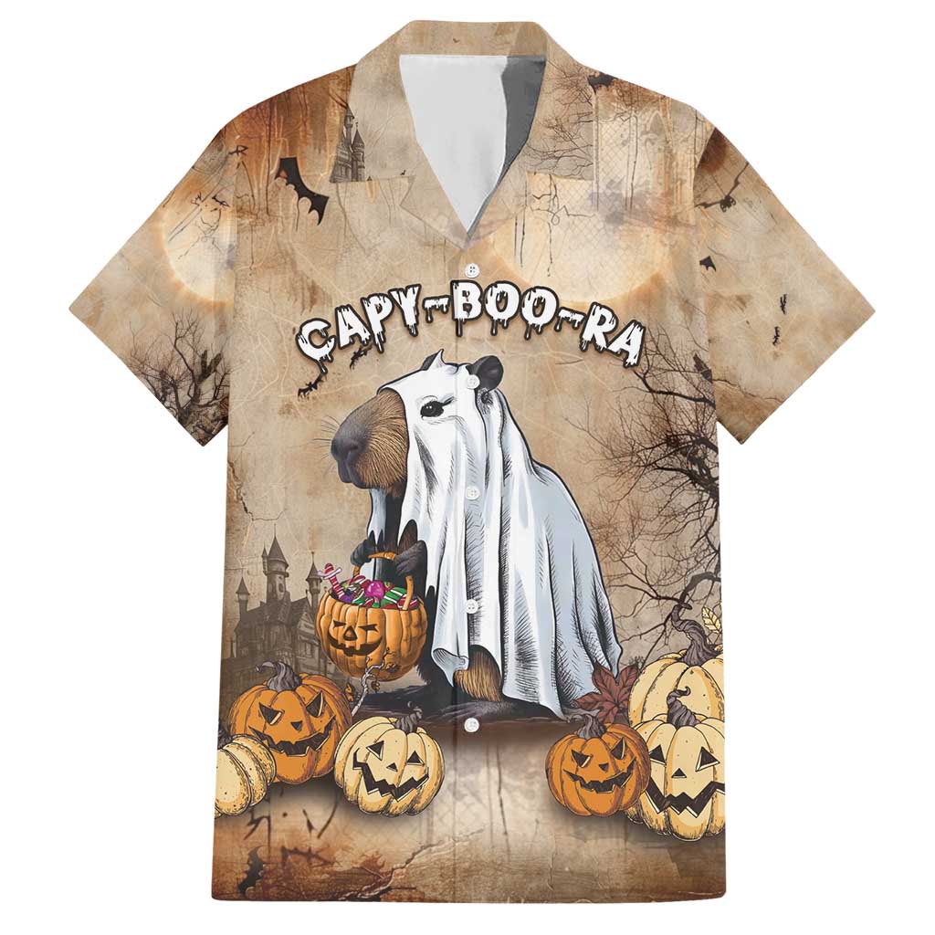 Halloween Capy Boo Ra Hawaiian Shirt Spooky Bara Season LT05 - Wonder Print Shop