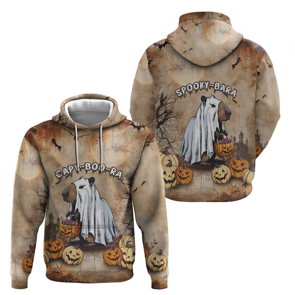 Halloween Capy Boo Ra Hoodie Spooky Bara Season LT05 - Wonder Print Shop