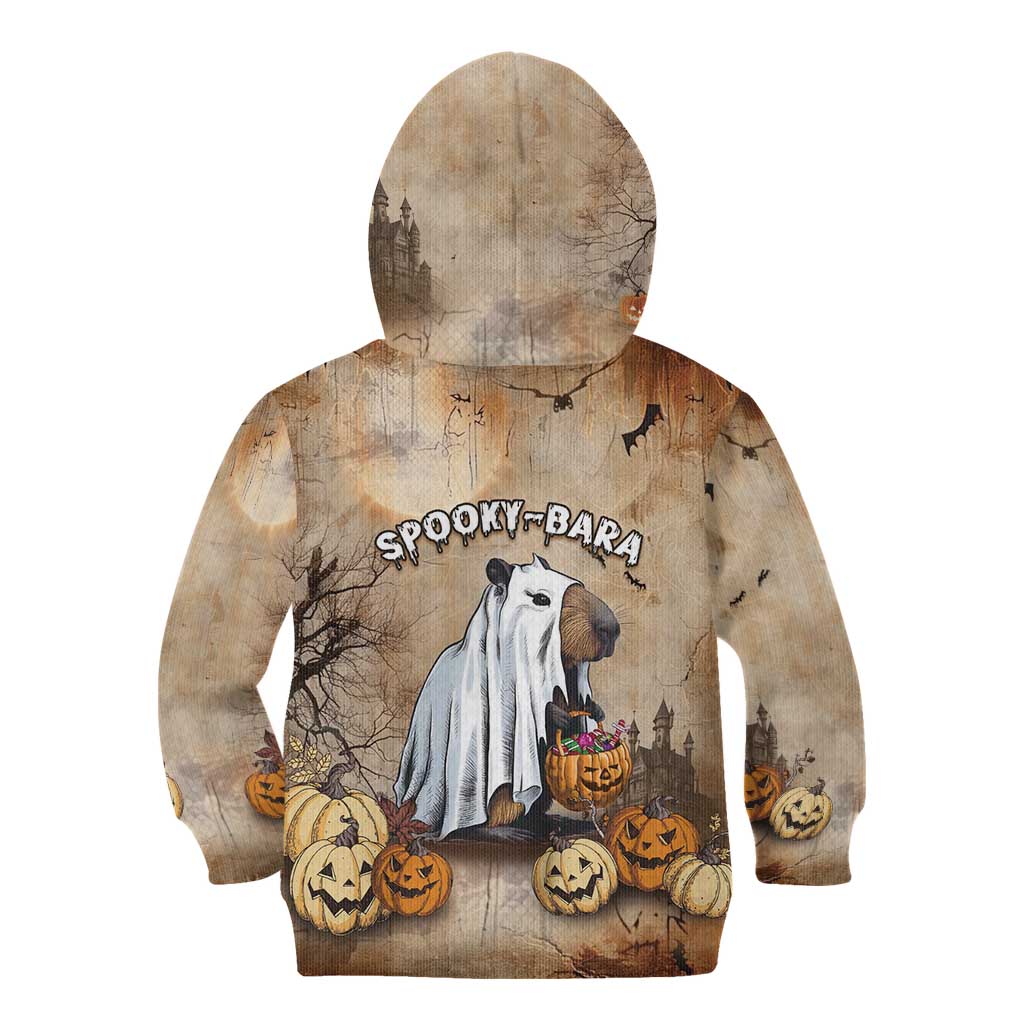 Halloween Capy Boo Ra Kid Hoodie Spooky Bara Season LT05 - Wonder Print Shop