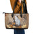 Halloween Capy Boo Ra Leather Tote Bag Spooky Bara Season LT05 - Wonder Print Shop