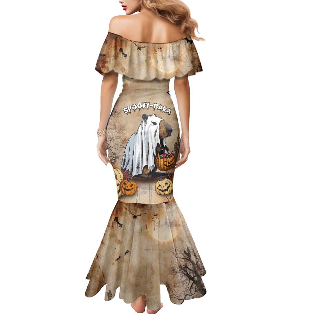 Halloween Capy Boo Ra Mermaid Dress Spooky Bara Season LT05 - Wonder Print Shop