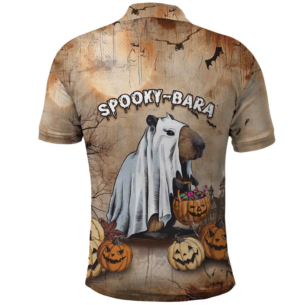 Halloween Capy Boo Ra Polo Shirt Spooky Bara Season LT05 - Wonder Print Shop