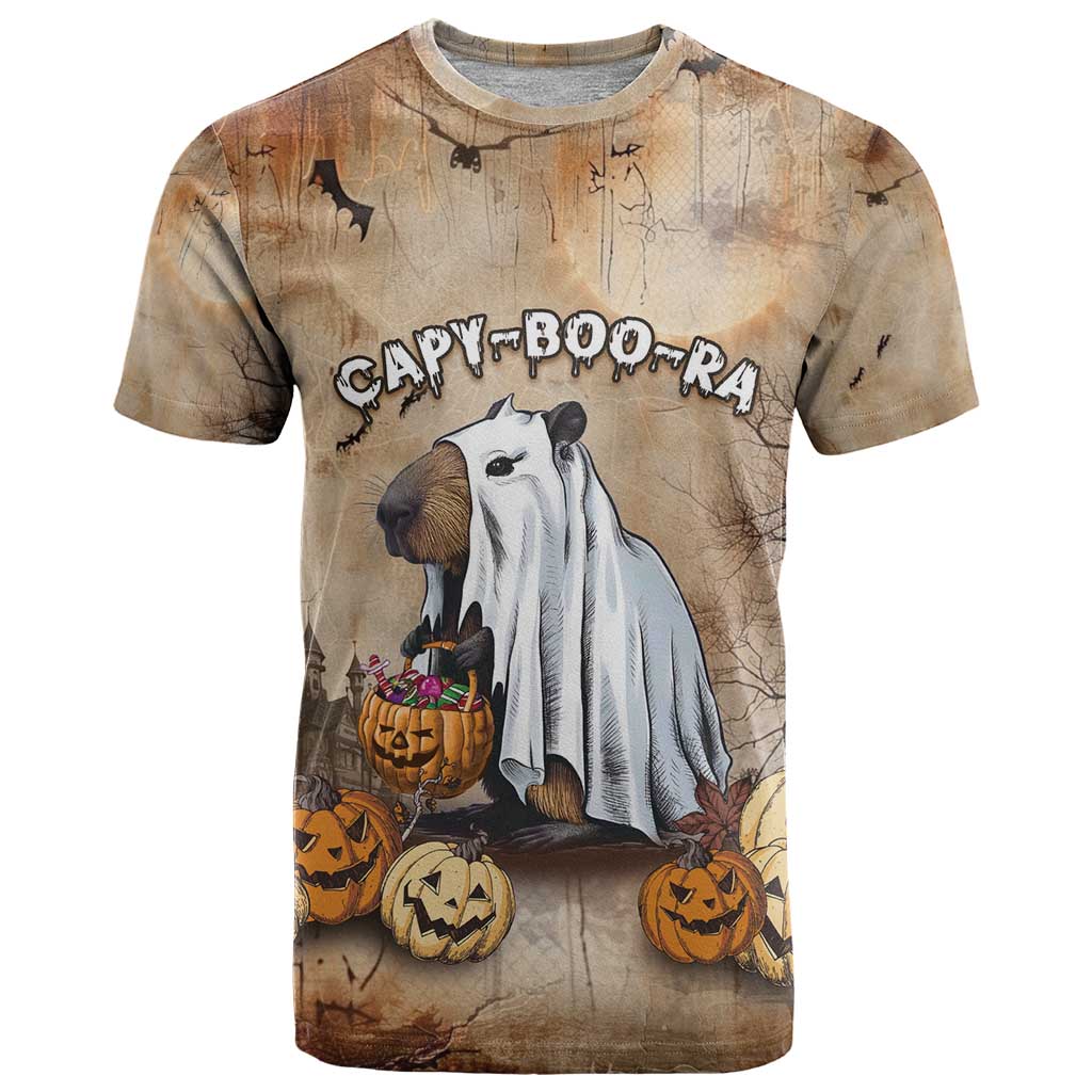 Halloween Capy Boo Ra T Shirt Spooky Bara Season LT05 - Wonder Print Shop