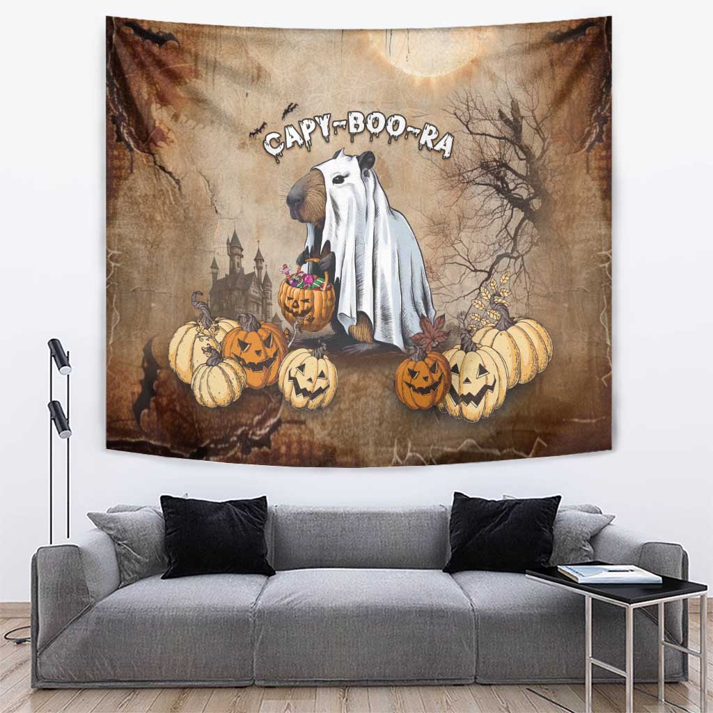 Halloween Capy Boo Ra Tapestry Spooky Bara Season LT05 - Wonder Print Shop