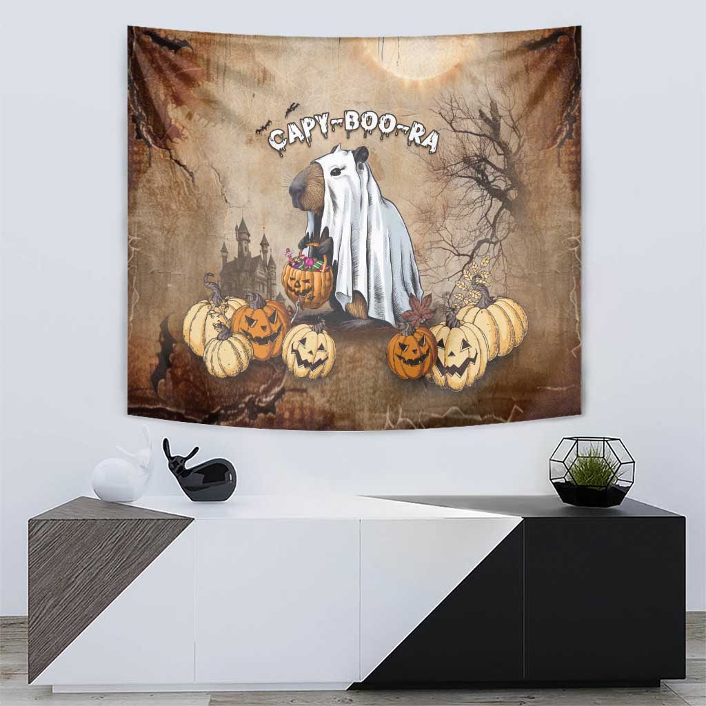 Halloween Capy Boo Ra Tapestry Spooky Bara Season LT05 - Wonder Print Shop