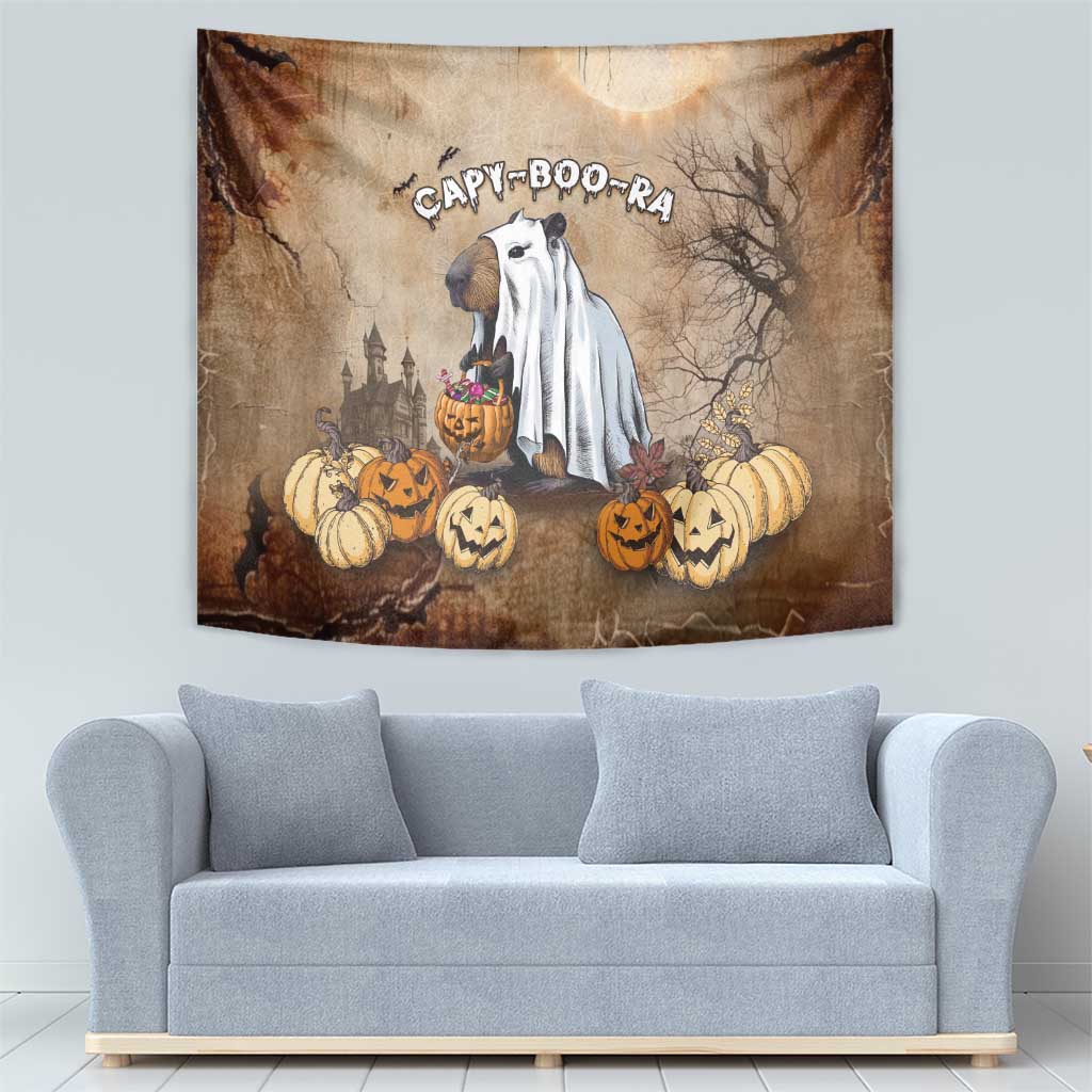 Halloween Capy Boo Ra Tapestry Spooky Bara Season LT05 - Wonder Print Shop