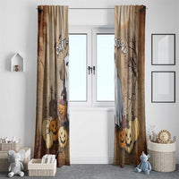 Halloween Capy Boo Ra Window Curtain Spooky Bara Season LT05 - Wonder Print Shop