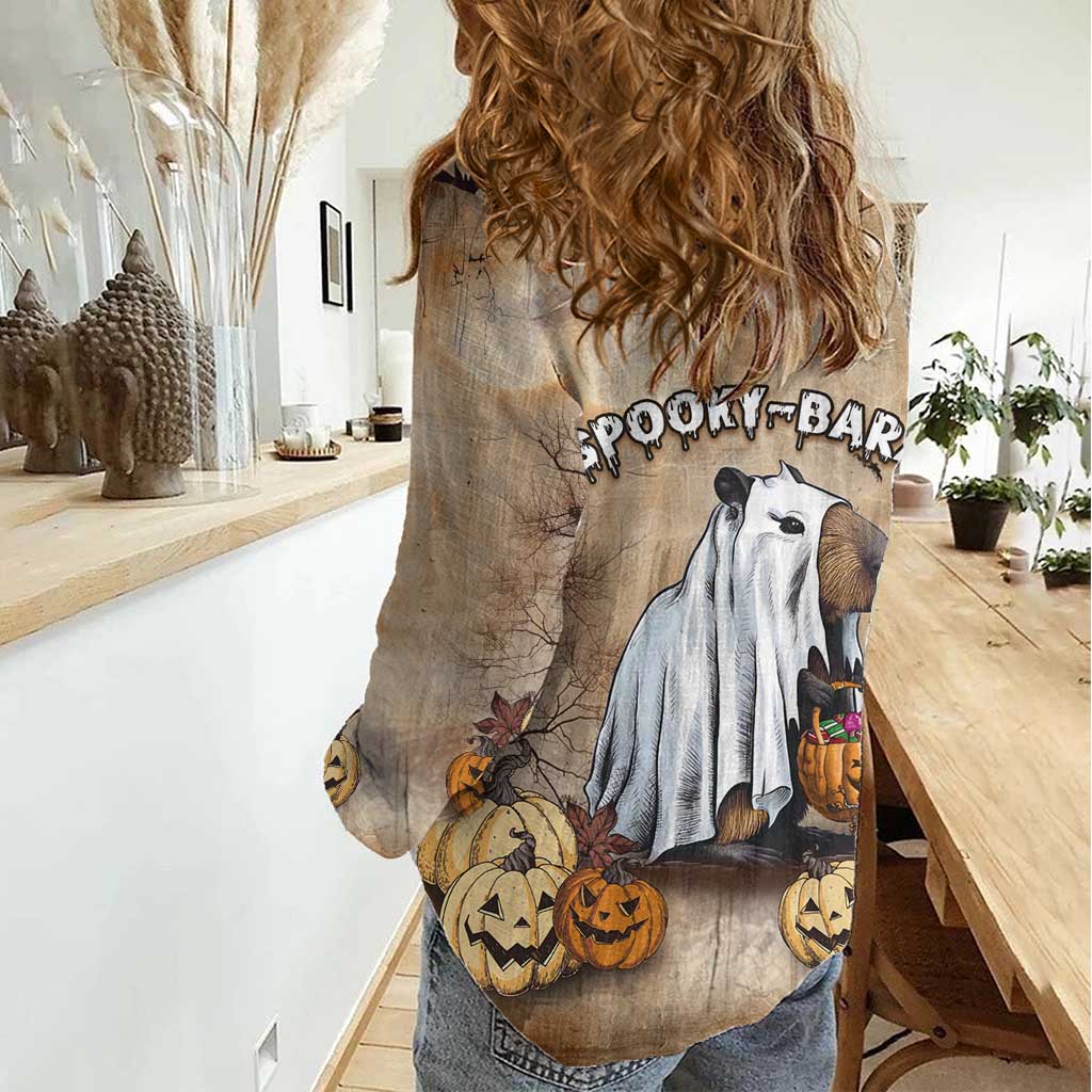 Halloween Capy Boo Ra Women Casual Shirt Spooky Bara Season LT05 - Wonder Print Shop