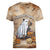 Halloween Capy Boo Ra Women V-Neck T-Shirt Spooky Bara Season LT05 - Wonder Print Shop