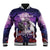 Personalised Halloween Skeleton Couple Baseball Jacket Til Death Do Us Part LT05 - Wonder Print Shop