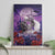 Halloween Skeleton Couple Canvas Wall Art Til Death Do Us Part LT05 - Wonder Print Shop