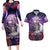 Personalised Halloween Skeleton Couple Couples Matching Long Sleeve Bodycon Dress and Hawaiian Shirt Til Death Do Us Part LT05 - Wonder Print Shop