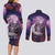 Personalised Halloween Skeleton Couple Couples Matching Long Sleeve Bodycon Dress and Long Sleeve Button Shirt Til Death Do Us Part LT05 - Wonder Print Shop