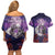 Personalised Halloween Skeleton Couple Couples Matching Off Shoulder Short Dress and Hawaiian Shirt Til Death Do Us Part LT05 - Wonder Print Shop