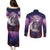 Personalised Halloween Skeleton Couple Couples Matching Puletasi and Long Sleeve Button Shirt Til Death Do Us Part LT05 - Wonder Print Shop