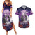 Personalised Halloween Skeleton Couple Couples Matching Summer Maxi Dress and Hawaiian Shirt Til Death Do Us Part LT05 - Wonder Print Shop