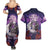 Personalised Halloween Skeleton Couple Couples Matching Summer Maxi Dress and Hawaiian Shirt Til Death Do Us Part LT05 - Wonder Print Shop