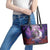 Halloween Skeleton Couple Leather Tote Bag Til Death Do Us Part LT05 - Wonder Print Shop