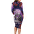Personalised Halloween Skeleton Couple Long Sleeve Bodycon Dress Til Death Do Us Part LT05 - Wonder Print Shop
