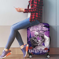 Halloween Skeleton Couple Luggage Cover Til Death Do Us Part LT05 - Wonder Print Shop