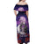 Personalised Halloween Skeleton Couple Off Shoulder Maxi Dress Til Death Do Us Part LT05 - Wonder Print Shop
