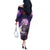 Personalised Halloween Skeleton Couple Off The Shoulder Long Sleeve Dress Til Death Do Us Part LT05 - Wonder Print Shop