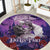 Halloween Skeleton Couple Round Carpet Til Death Do Us Part