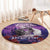 Halloween Skeleton Couple Round Carpet Til Death Do Us Part