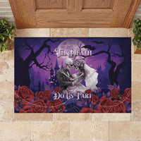 Halloween Skeleton Couple Rubber Doormat Til Death Do Us Part LT05 - Wonder Print Shop