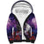 Personalised Halloween Skeleton Couple Sherpa Hoodie Til Death Do Us Part LT05 - Wonder Print Shop