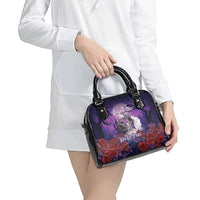 Halloween Skeleton Couple Shoulder Handbag Til Death Do Us Part