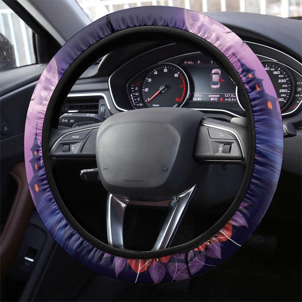 Halloween Skeleton Couple Steering Wheel Cover Til Death Do Us Part LT05 - Wonder Print Shop