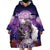 Personalised Halloween Skeleton Couple Wearable Blanket Hoodie Til Death Do Us Part LT05 - Wonder Print Shop