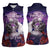 Personalised Halloween Skeleton Couple Women Sleeveless Polo Shirt Til Death Do Us Part LT05 - Wonder Print Shop