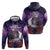 Personalised Halloween Skeleton Couple Zip Hoodie Til Death Do Us Part LT05 - Wonder Print Shop