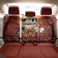 Coquette Pumpkin Halloween Back Car Seat Cover It's Spooky Season LT05 - Wonder Print Shop