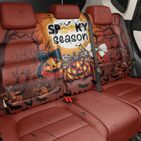Coquette Pumpkin Halloween Back Car Seat Cover It's Spooky Season LT05 - Wonder Print Shop