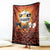 Coquette Pumpkin Halloween Blanket It's Spooky Season